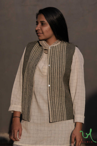 Desi Wool Handwoven Bandi | Khamir