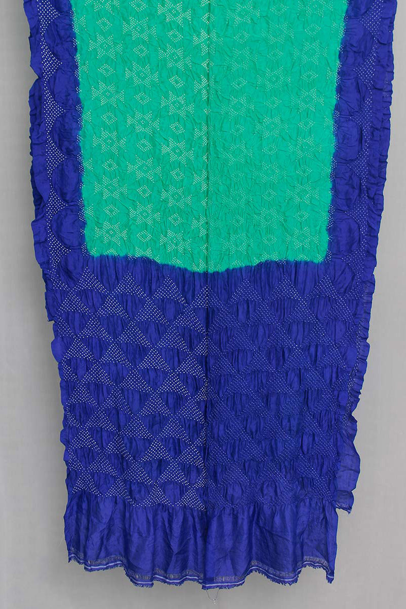 Mulberry Silk Bandhani Saree - Kutchi Bandhej Saree - Khamir – khamircrafts