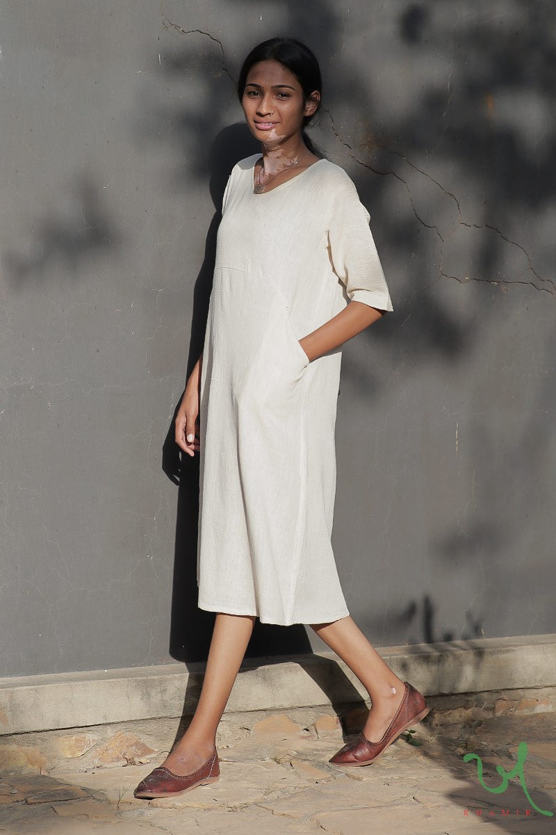 kala cotton dress Buy Handwoven Elegance. Organic Kala Cotton Long Dress